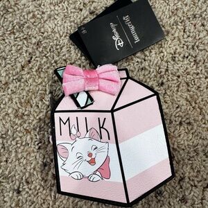 Loungefly Marie Milk Carton Hard tag Wallet NWT